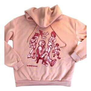 We Vaguely Feel Many Pink M Hoodie Aelfric Eden Graffiti Street Style